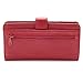 Buxton Hudson Pik-Me-Up Checkbook Keeper, Dark red