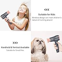 whs cordless rechargeable lithium battery operated hair dryer