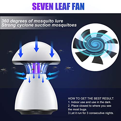 TOLOCO [3in1 Mosquito Killer Light, Night Light & Atmosphere Light