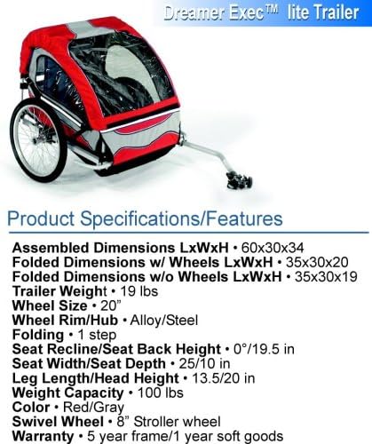 dreamer design bike trailer