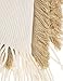 ZLYC Women's Shawl Wrap Open Front Fringe Poncho Cape Sweater Coat Cardigan (Beige-1)