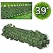 ZENY Artificial Ivy Privacy Fence Screen Fake Leaves Vines Grass Wall, 98''x39'' Privacy Fence Hedges Screen for Patio Garden Balcony Privacy, Decorative Garden Fence