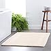 Pinzon Luxury Reversible Cotton Bath Mat - 21 x 34 inch, Ivory