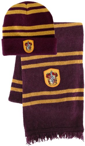 gryffindor hat and scarf set
