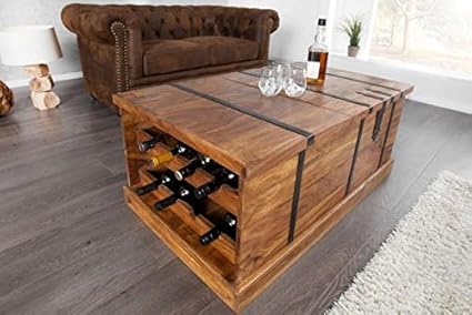 URGE Sheesham Wood Country Side Bar 100x60x40 cm (LxDxH)