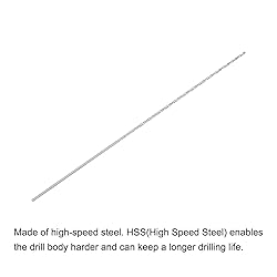 uxcell HSS(High Speed Steel) Extra Long Twist Drill