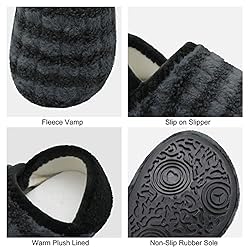 L-RUN Big Kids House Slippers Toddler Girl/Boy Home