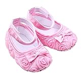 Gotd Toddler Baby Girls Rose Flower Lace Bowknot Newborn Cloth Crib Shoes Prewalker