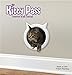 The Kitty Pass Wall Entry cat Door, Cat Door Tunnel, Cat Wall Door Pet Door Hidden Litter Box.n
