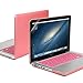 GMYLE 3 in 1 Bundle Soft-Touch Frosted Hard Case for Macbook Pro 13 inch with CD-ROM (Model: A1278) with Keyboard Cover and Screen Protector - Pink