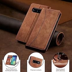 Jasonyu Flip Wallet Case for Samsung Galaxy S10
