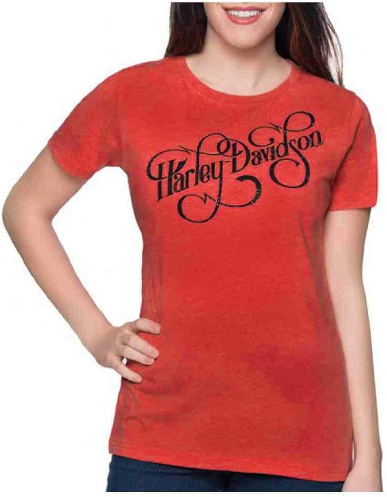 women's red crew neck t shirt