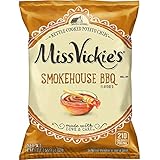 Miss Vickie's Smokehouse BBQ Flavored Kettle Cooked Potato Chips, 1.375 Ounce (Pack of 64)