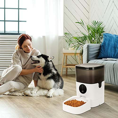TTPet Automatic Cat Feeder with App Control, Timed Dog Food Dispenser