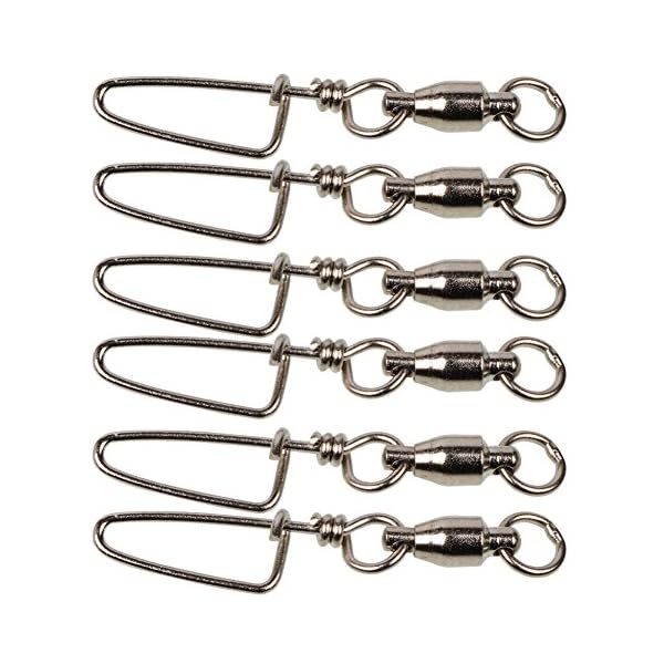 Sougayilang-Fishing-Ball-Bearing-Swivel-Snap-Saltwater-Fishing-Swivels-with-Coastlock-Snap-Connector-Fishing-Tackle