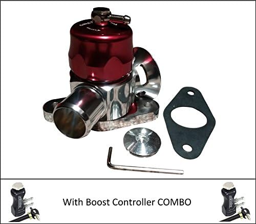 HYBRID Subaru WRX 08-14 Dual Port BOV Blow Off Valve 50/50 Legacy Forester (Red + MBC)