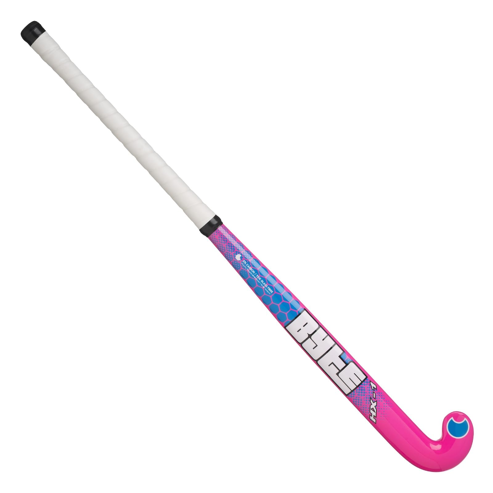 BYTE HX1 COMPOSITE HOCKEY STICK PINK/BLUE (35'' LIGHT)