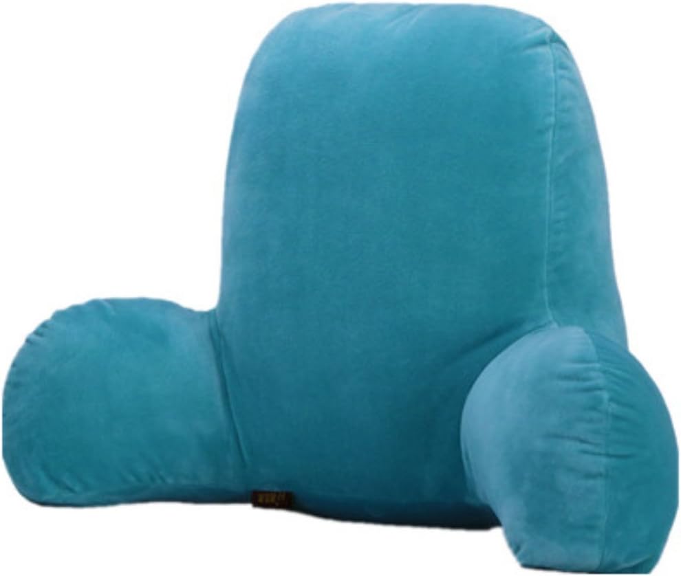 Lumbar Support Pillow, Lower Back Support Cushions for Home Office Chairs Car Seat (Blue)