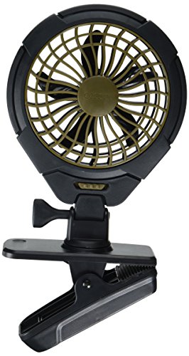 O2COOL 5-Inch Battery Operated Clip Fan, Camping Fan, Portable Fan, Battery Operated Portable Fan, Adjustable Clip Fan, AA Battery Fan, Rotating Fan, 5-Inch Fan