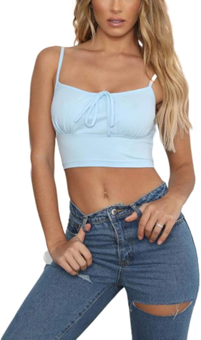 Hertsen Sexy Camisole for Womens,Ladies Summer Padded Tank Tops Fitness