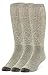 Galiva Men's Cotton Extra Soft Over the Calf Cushion Socks - 3 Pairs, Large, Grey