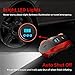 Tire Inflator, Car Air Compressor with Digital Gauge, 12V DC Portable Auto Tire Pump with Led Lights Fast Inflate for Car Tires, Bicycle, Basketball, Motorcycle and Other Inflatable(150 PSI)