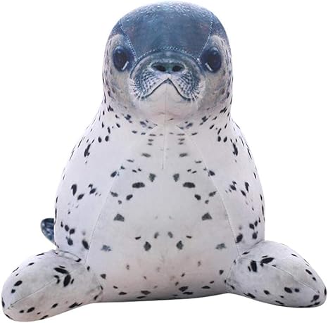 JMFHCD Balancines de Peluche, Almohada Suave Animal Muñecas de Leones Marinos, Juguetes de Peluche Realistas Niño, Niña y Novia,60cm: Amazon.es: Hogar