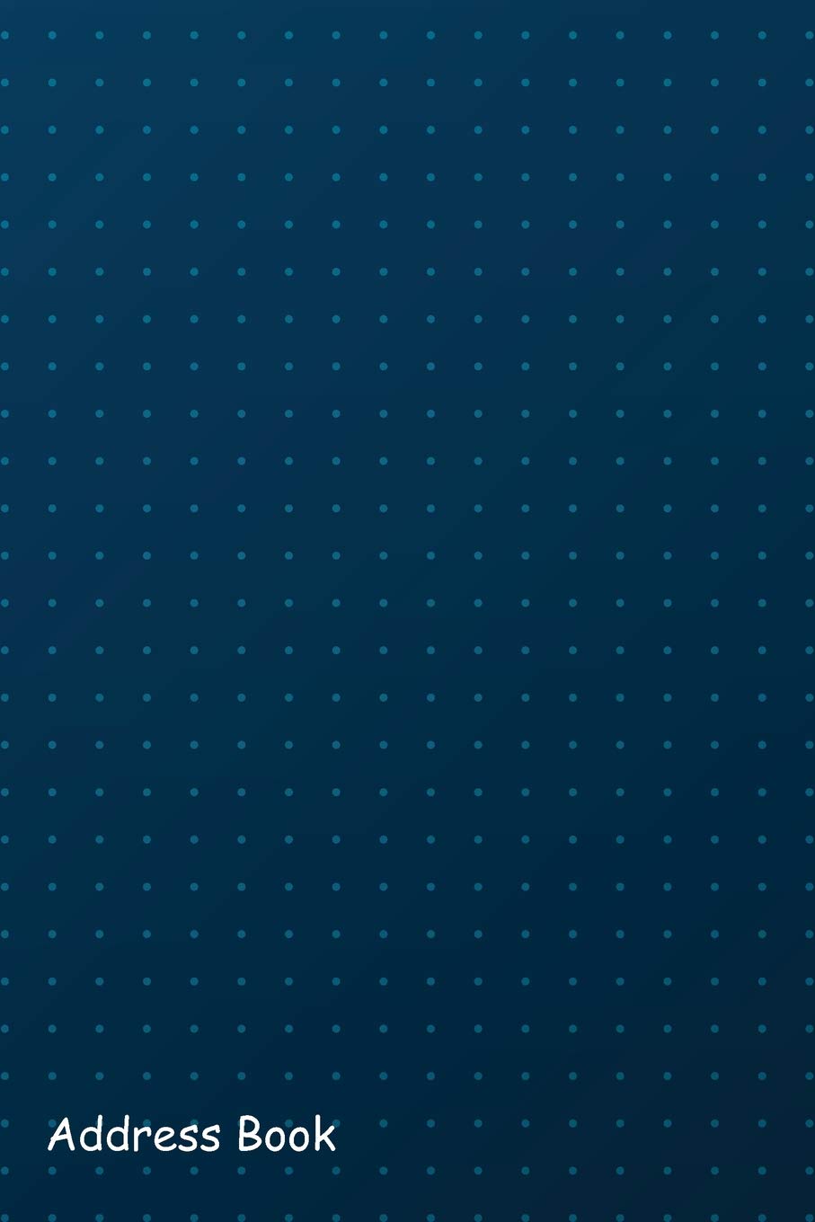 Address Book: For Contacts, Addresses, Phone, Email, Note,Emergency Contacts,Alphabetical Index With Abstract Blue Gradient