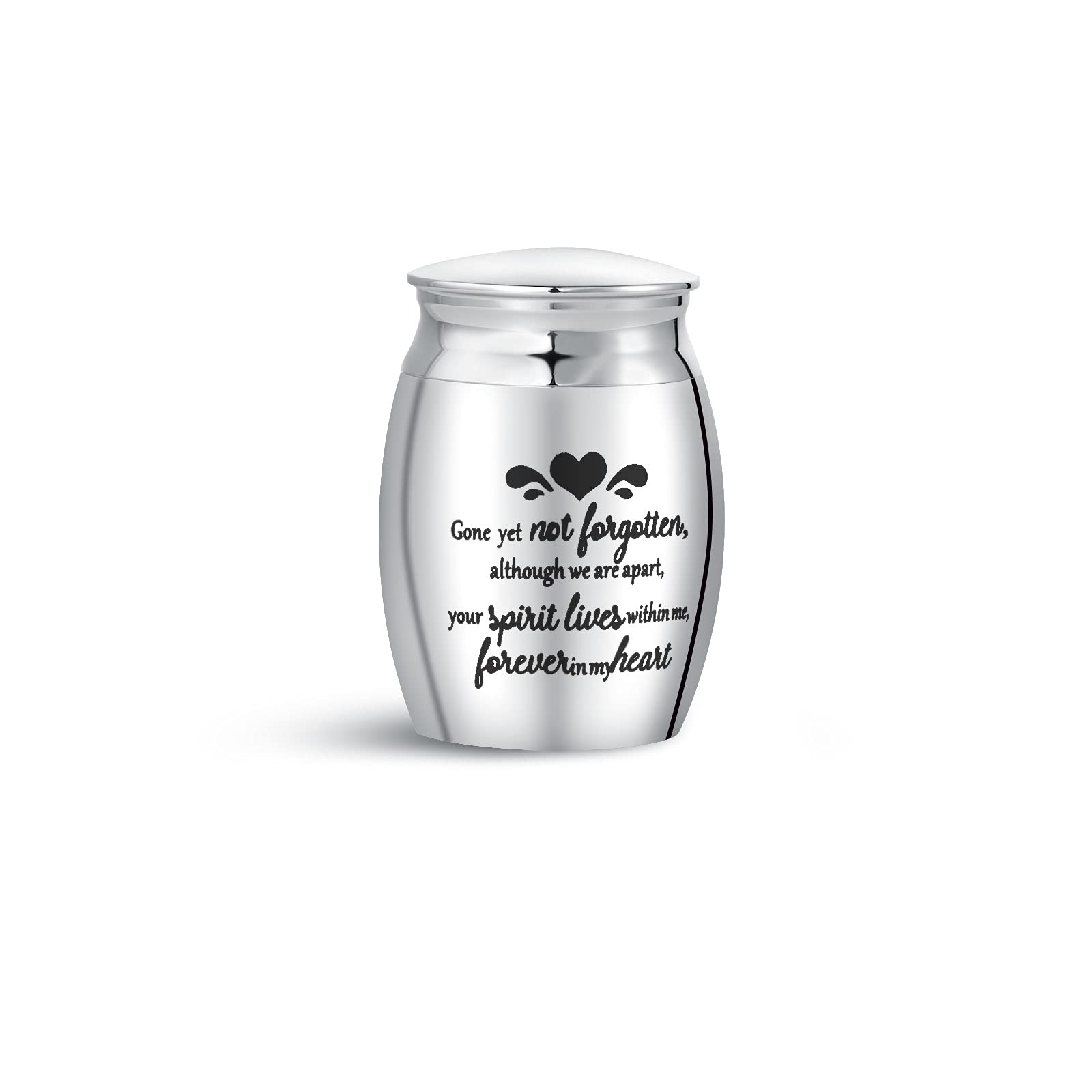 Gone Yet Not Forgotten Mini Cremation Urn for Ashes Funeral Sepulchral Cinerary Keepsake Holder Dog Cat Mum Dad Family