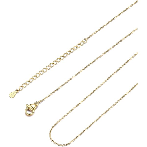 Amazon.com: JOSCO 14k Gold Filled(1/20 of 14k) Necklace. 2.3mm