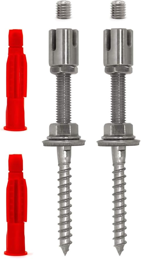 ASTA PER TENDE Supporto Acciaio Inox Morsetti Metallici Presa EUR 11,46 - Foto 4