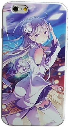 Amazon ゼロからの異世界生活 艾米莉娅 可愛い 目立つ Tpu 軟らかい Iphone5 5s Se 6 6s 6plus 6splus対応ケース カバー 携帯電話アクセサリ 携帯ケース アイフォンケース 保護ケース 人気 おしゃれ Iphone6plus 6splus 艾米莉娅 ケース カバー 通販