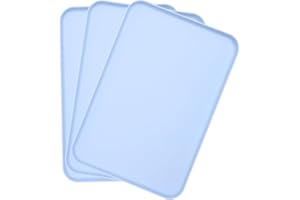 FIXOSHEE Rectangular Wheat Straw Serving Tray 14.96X10.62In Large Plastic Fruit Cake Plate for Party Tea and Home Use Easy-Cl