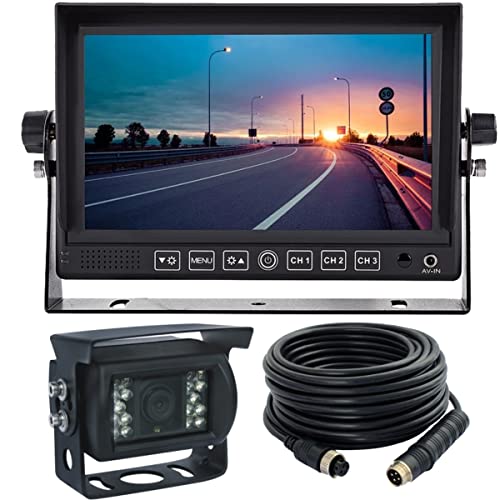 Rear View Backup Camera System Reversing Kit Wired 7