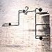 OTUGARE Industrial pipe clothing rack industrial pipe hung clothing rack clothing display rack The clothes store display rack wall-mounted clothing display rack