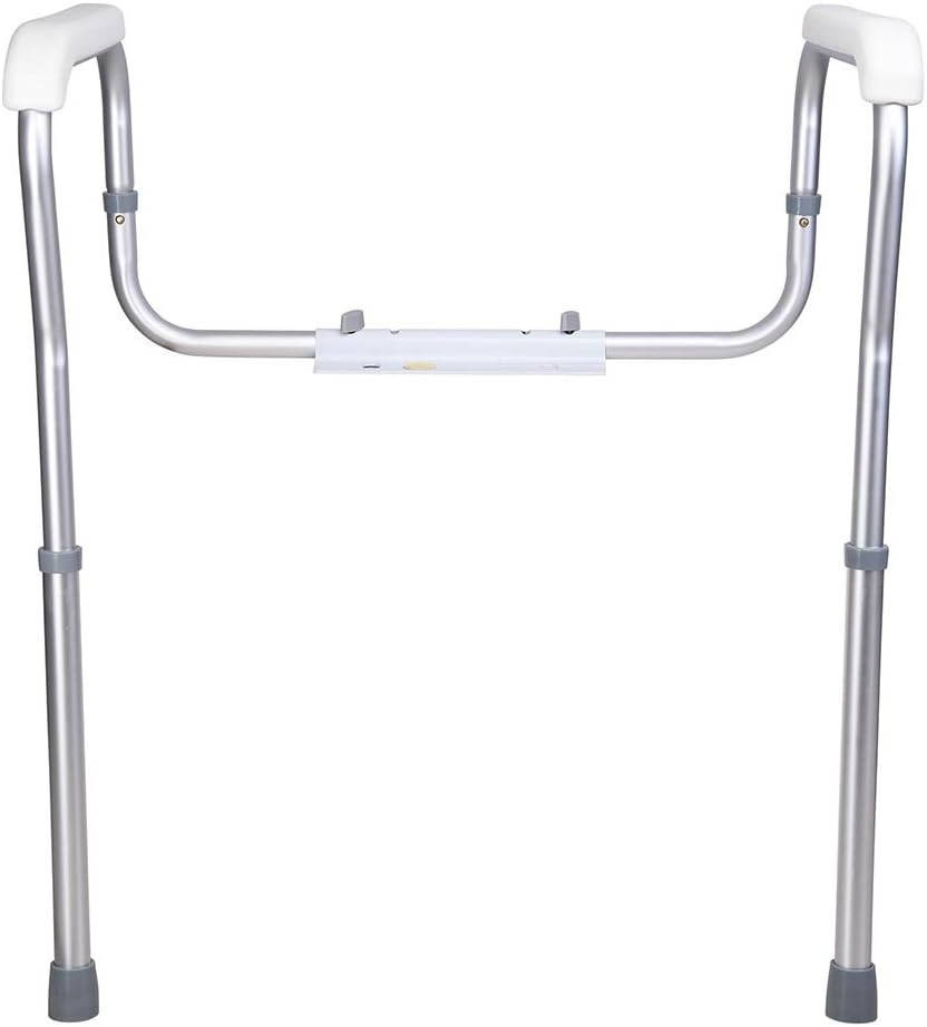 AW Adjustable Toilet Safety Frame Rail 375lbs Grab Bar Support Assist for Elderly Seniors Handicap Disabled: Home & Kitchen