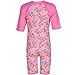 TFJH Girls Swimsuit UPF 50+ UV One Piece Swimwear Little Monkey 5-6 Years
