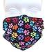 Comfy Mask by Breathe Healthy; Elastic Strap Dust Mask, Lawn & Garden, Woodworking, Drywall & Sanding - Washable, Reusable - Filters Pollen, Allergens & Flu Germs - Antimicrobial; Colorful Paws Design