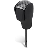 AUTOKAY Carbon Fiber Automatic Gear Shift Knob Shifter | Fits for BMW E46 E39 E36 E60/E61 E38 318i 318is 320i 323i 325i 328i 330i X3 X5