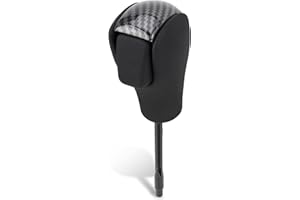AUTOKAY Carbon Fiber Automatic Gear Shift Knob Shifter Fits for BMW E46 E39 E36 E60/E61 E38
