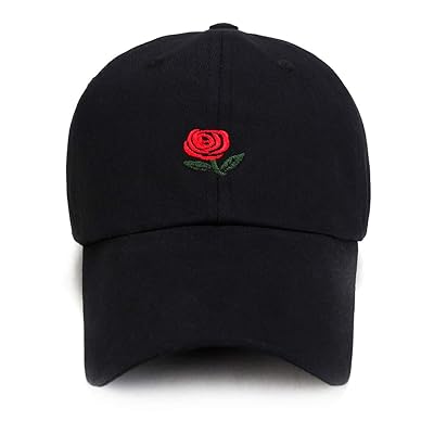 Buy Rose Embroidery dad Cap Ladies Mens 