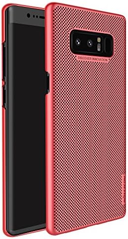 Galaxy Note 8 Case, Nillkin Ultra Slim Thin light PC Hard Case with Breathing Holes Heat Transfer Cooling Design for Samsung Galaxy Note 8 (Red)