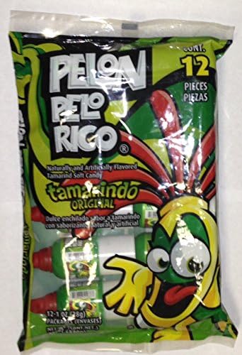 Pelon Pelo Rico Tamarind Soft Candy 12 - 1 oz packages in each