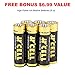 MalloMe LED Camping Lantern Flashlights 2 Pack - Super Bright - 350 Lumen Portable Outdoor Lights - AA Batteries Required, Not Included (Black, Collapsible)