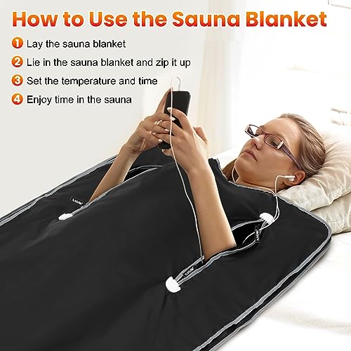 XVcak Sauna Blanket for Detoxification, Far Infrared Sauna Blanket
