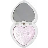 KimChiChic Beauty Pearl Gone Wild Highlighter - Pressed Shimmer Powder for Face & Body, Iridescent Glow, with Mirror, Cruelty Free, Dream Pink Iridescent 0.32oz