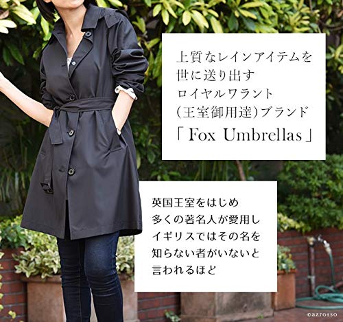 セール S Uk6 キャメル B07ps12sbs ベージュ ブラック イギリス製 取り外し可能 フード 防水 トレンチコート レディース レイン コート Umbrellas Fox フォックスアンブレラ レインコートポンチョ 4 H Org