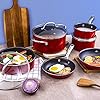 HITECLIFE-Nonstick-Pots-and-Pans-Set-Cookware-Sets-10pcs-Chemical-Free-Induction-Cooking-Set-with-Lids-Space-Saving-Aluminium-Pan-Set-Kitchenware-with-Saucepan-Frying-Pan-Stockpot-Red HITECLIFE Nonstick Pots and Pans Set, Cookware Sets 10pcs, Chemical-Free Induction Cooking Set with Lids, Space Saving Aluminium Pan Set, Kitchenware with Saucepan, Frying Pan, Stockpot, Red