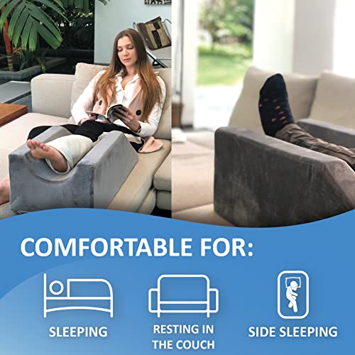Gentle Living Knee Surgery Pillow Foot Elevation Pillow for Leg After