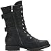 DREAM PAIRS Women's Terran Black Mid Calf Built-in Wallet Pocket Combat Boots - 6 M US